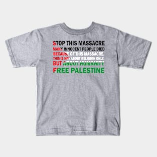 Free Palestine!! Kids T-Shirt